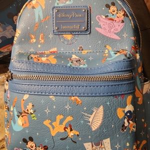 Disney Parks Park life & Attractions Icons Loungefly Mini 2020 Backpack  EUC